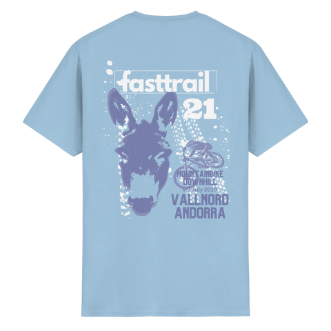 *Downhill Vallnord* - Heavy Cotton T-Shirt light blue