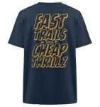 *fast trails - cheap thrillz* Heavy Oversized Shirt navy
