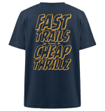 *fast trails - cheap thrillz* Heavy Oversized Shirt navy