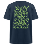 *fast trails - cheap thrillz* Heavy Oversized Shirt navy