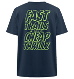 *fast trails - cheap thrillz* Heavy Oversized Shirt navy