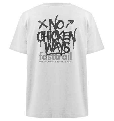 *NO CHICKENWAYS*  - Heavy Oversized Shirt White