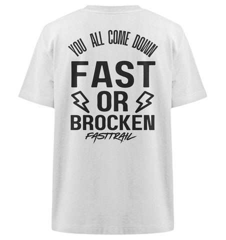 *you all come down*  - Heavy Oversized Shirt white