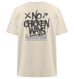 *NO CHICKENWAYS*  - Heavy Oversized Shirt Beige / Natural raw