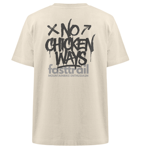 *NO CHICKENWAYS*  - Heavy Oversized Shirt Beige / Natural raw