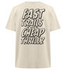 *fast trails - cheap thrillz*  - Heavy Oversized Shirt natural raw