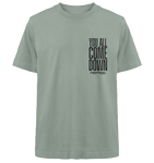 *you all come down* - Heavy Oversized Shirt aloe