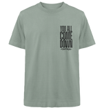 *you all come down* - Heavy Oversized Shirt aloe