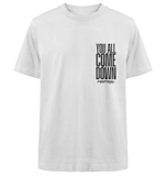 *you all come down*  Heavy Oversized Shirt white
