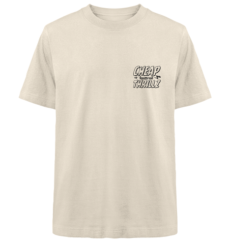 *fast trails - cheap thrillz*  - Heavy Oversized Shirt natural raw